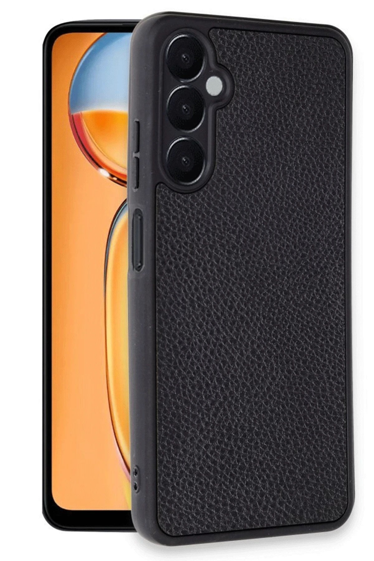 Mey İthalat® Samsung Galaxy A26 Kılıf Aras Deri Kapak - Siyah