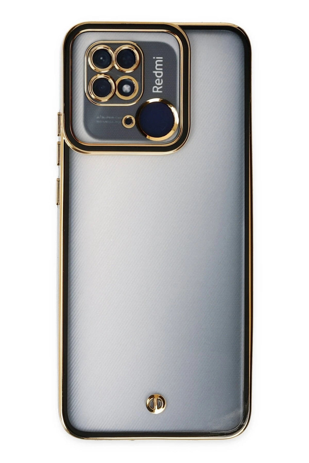 Mey İthalat® Redmi 10C Kılıf Liva Lens Silikon - Siyah
