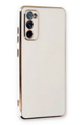 Mey İthalat® Samsung Galaxy S20 FE Kılıf Volet Silikon - Beyaz