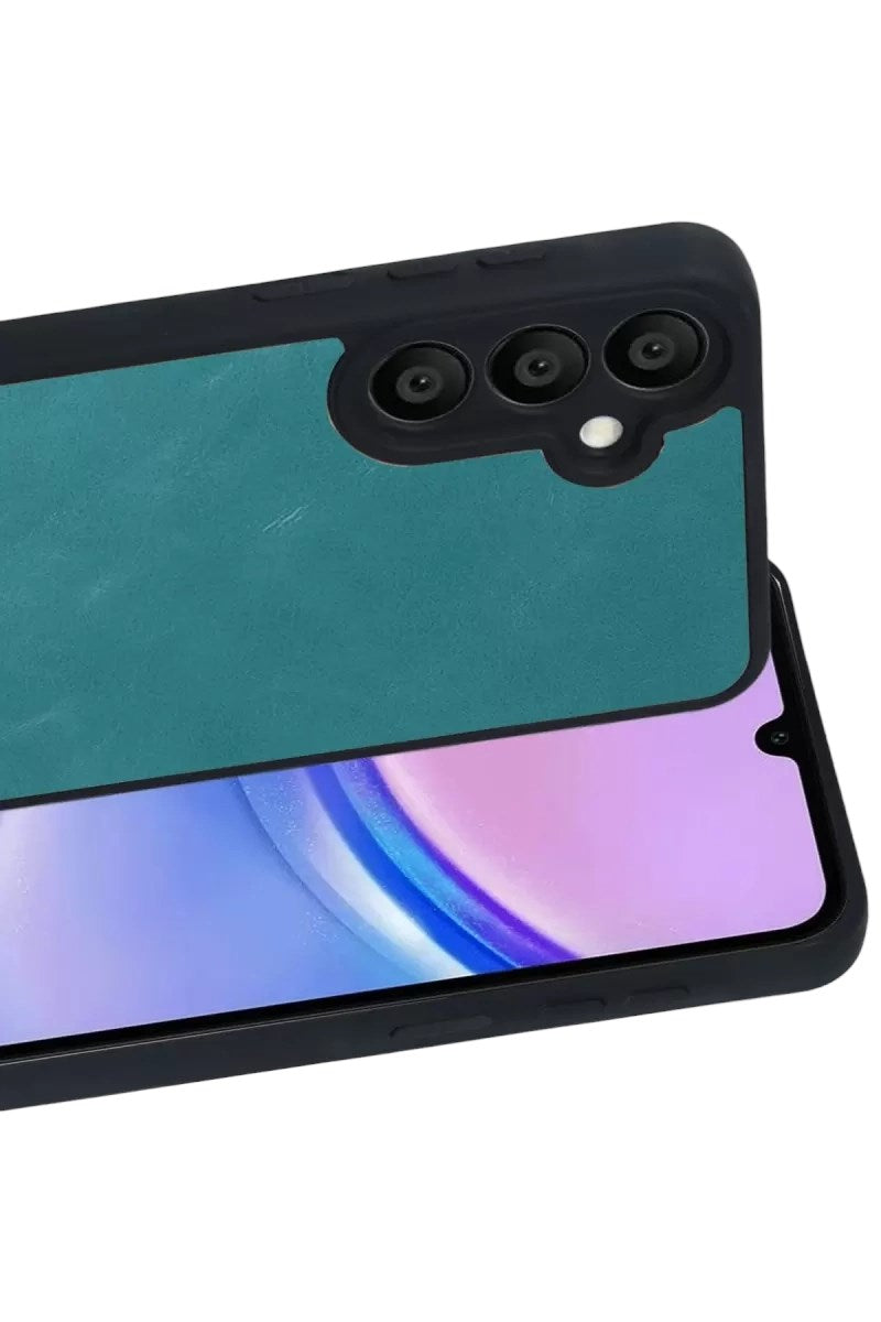 Mey İthalat® Samsung Galaxy A57 5G Aras Deri Kapak - Açık Yeşil