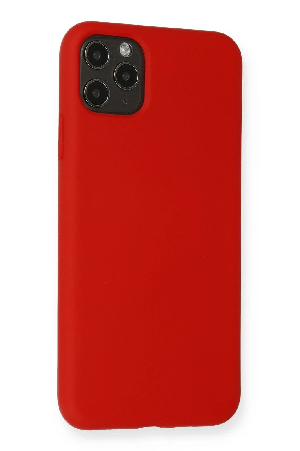 Mey İthalat® iPhone 11 Pro Max Kılıf Nano içi Kadife Silikon - Kırmızı