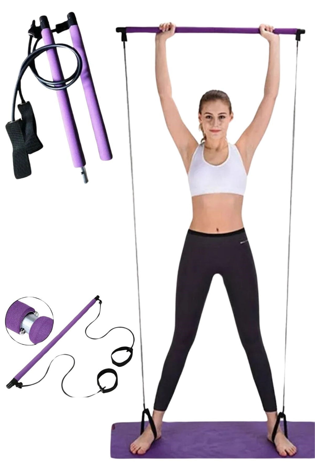 Jimnastik Çubuğu Plates Barı Taşınabilir Spor Ve Egzersiz Aleti
