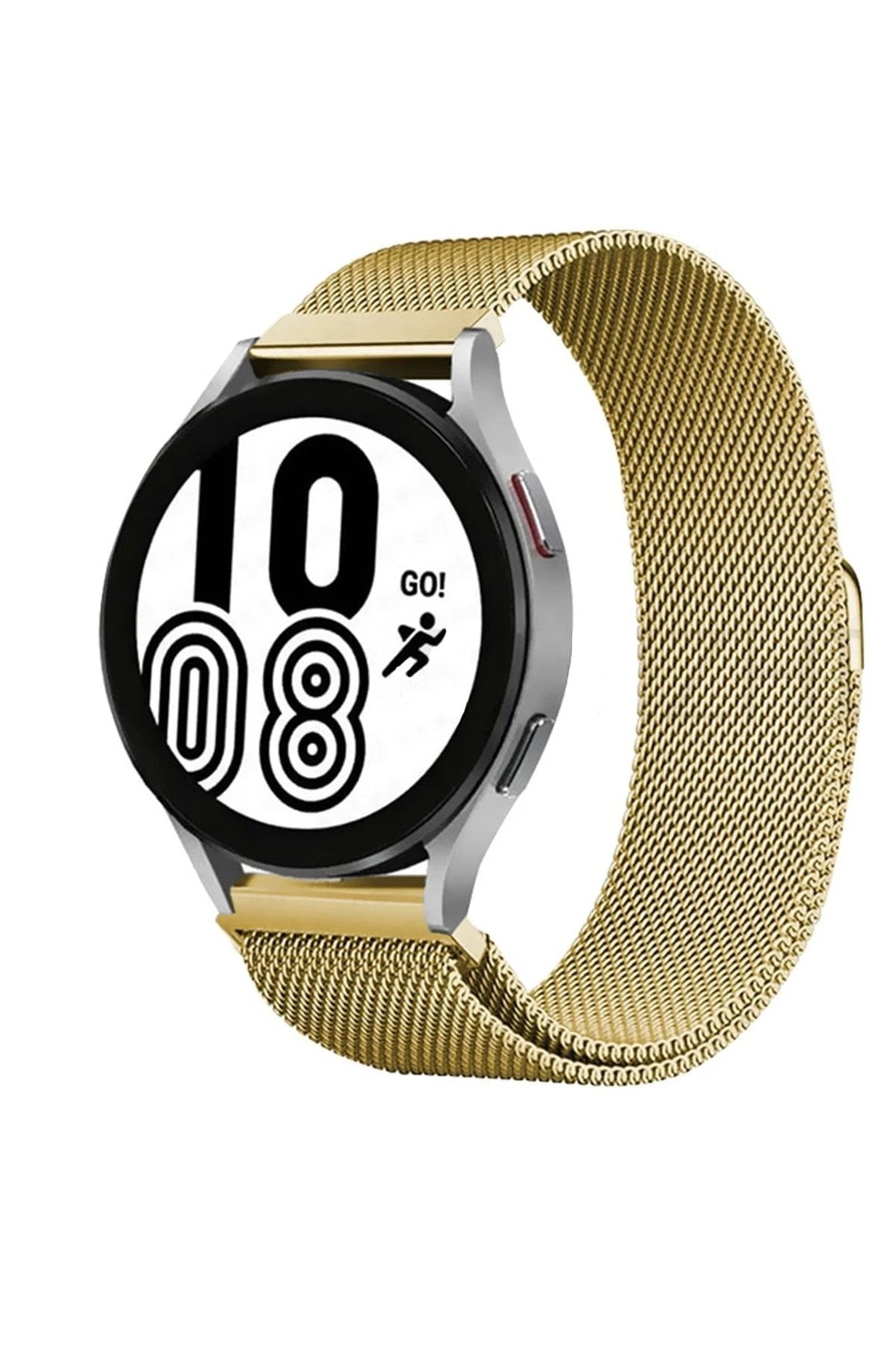 Mey İthalat® Watch 22mm Metal Mıknatıslı Kordon - Gold
