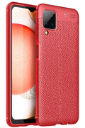 Mey İthalat® Samsung Galaxy A12 Kılıf Auto Focus Kapak - Kırmızı