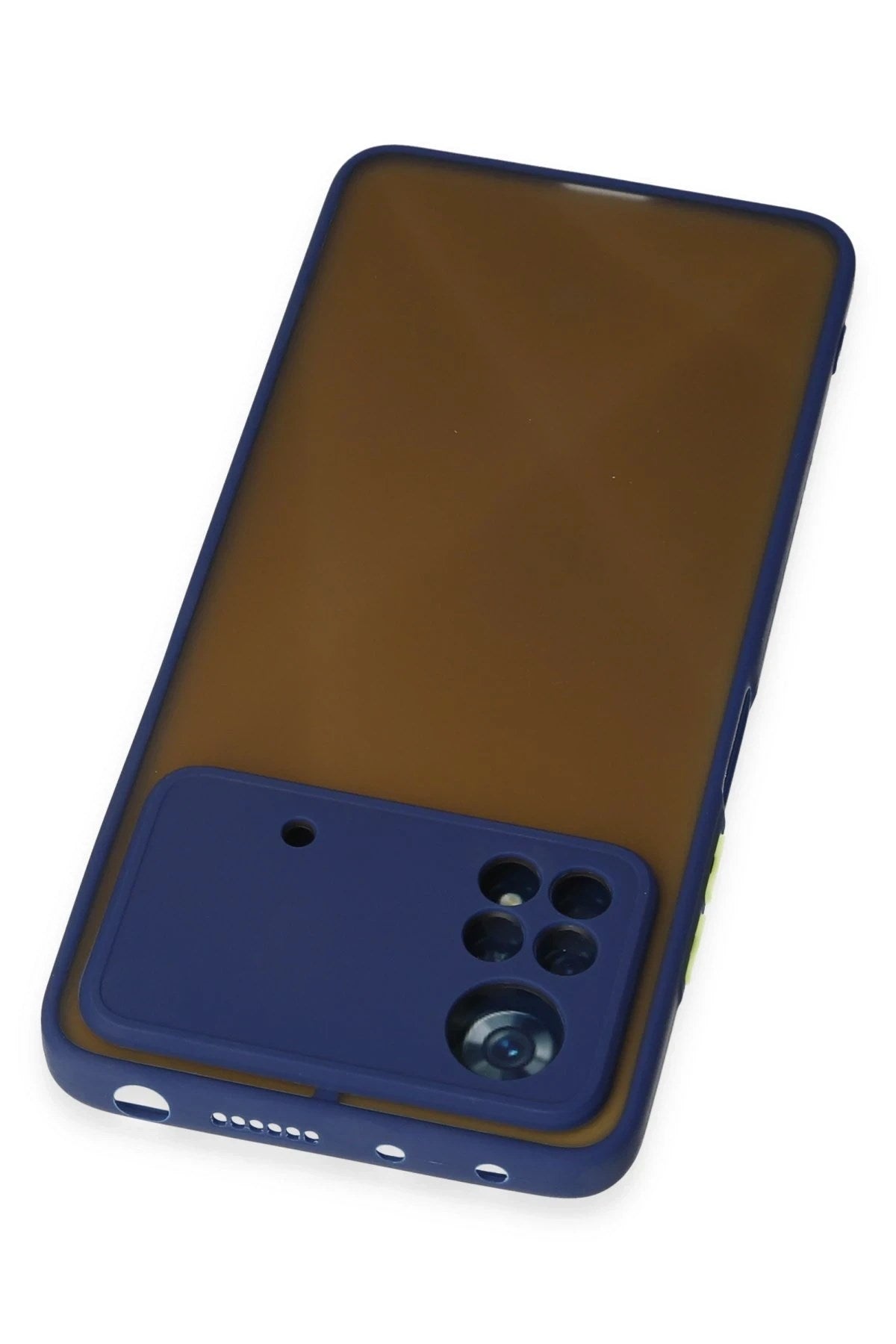 Mey İthalat® Poco X4 Pro 5G Kılıf Montreal Silikon Kapak - Lacivert