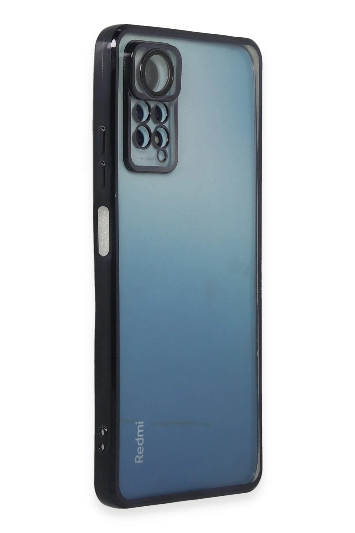 Mey İthalat® Redmi Note 12 Pro 4G Kılıf Lensli Silikon - Siyah