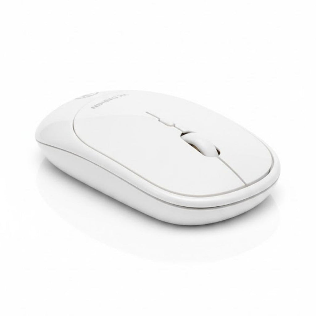 Beyaz Renkli Ergonomik Sessiz Kablosuz Mouse – USB Alıcılı, Ofis ve Oyun İçin Konforlu Bilgisayar Faresi MS6310