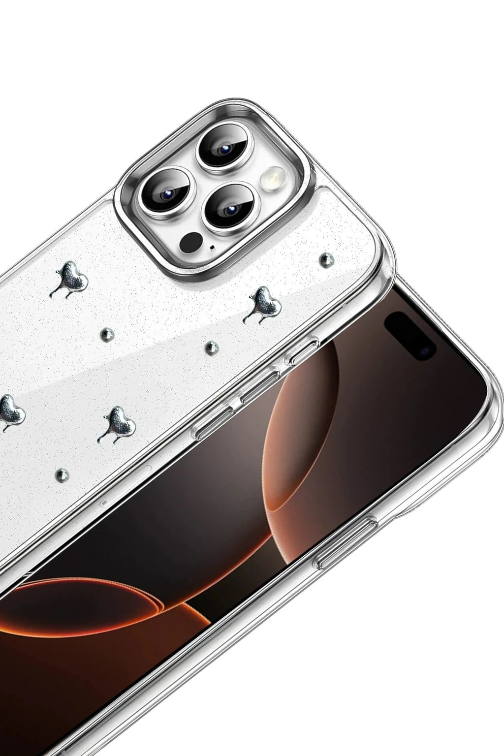 Mey İthalat® iPhone 14 Pro Max Fiyonk Desenli Kapak - Desen 1