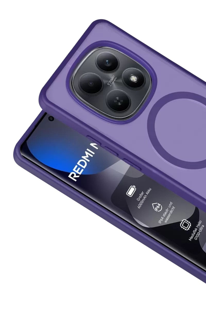Mey İthalat® Redmi Note 15 Pro 4G Jota Magsafe Kapak - Derin Mor