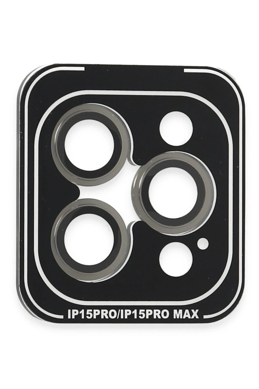 Mey İthalat® iPhone 15 Pro Max PVD Metal Kamera Lens - Gri