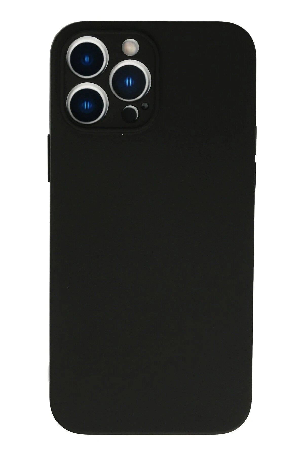 Mey İthalat® iPhone 13 Pro Kılıf Nano içi Kadife Silikon - Siyah