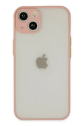 Mey İthalat® iPhone 14 Kılıf Montreal Silikon Kapak - Pembe