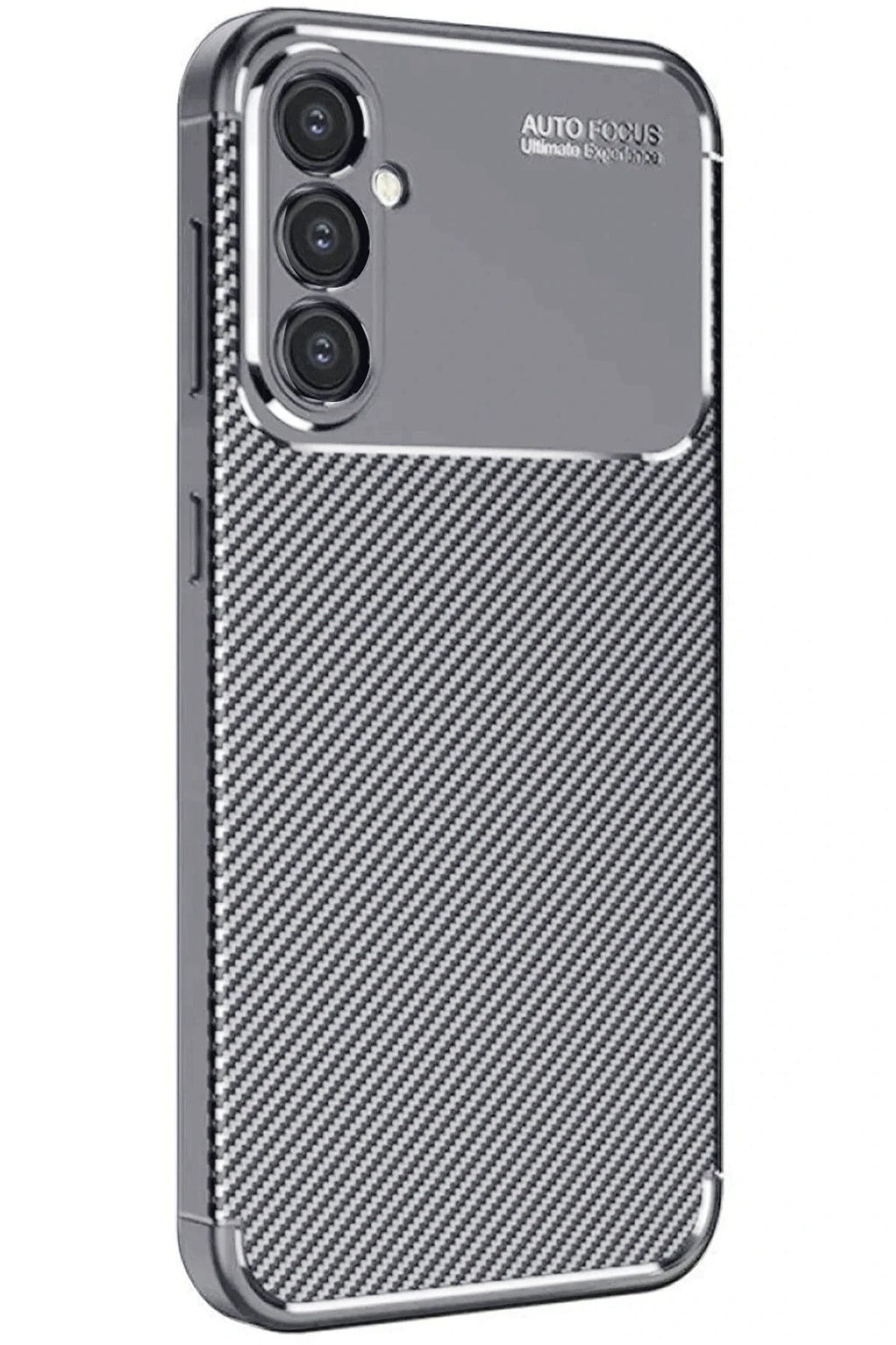 Mey İthalat® Samsung Galaxy A26 Kılıf Auto Focus Karbon Kapak - Gri