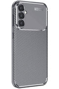 Mey İthalat® Samsung Galaxy A26 Kılıf Auto Focus Karbon Kapak - Gri