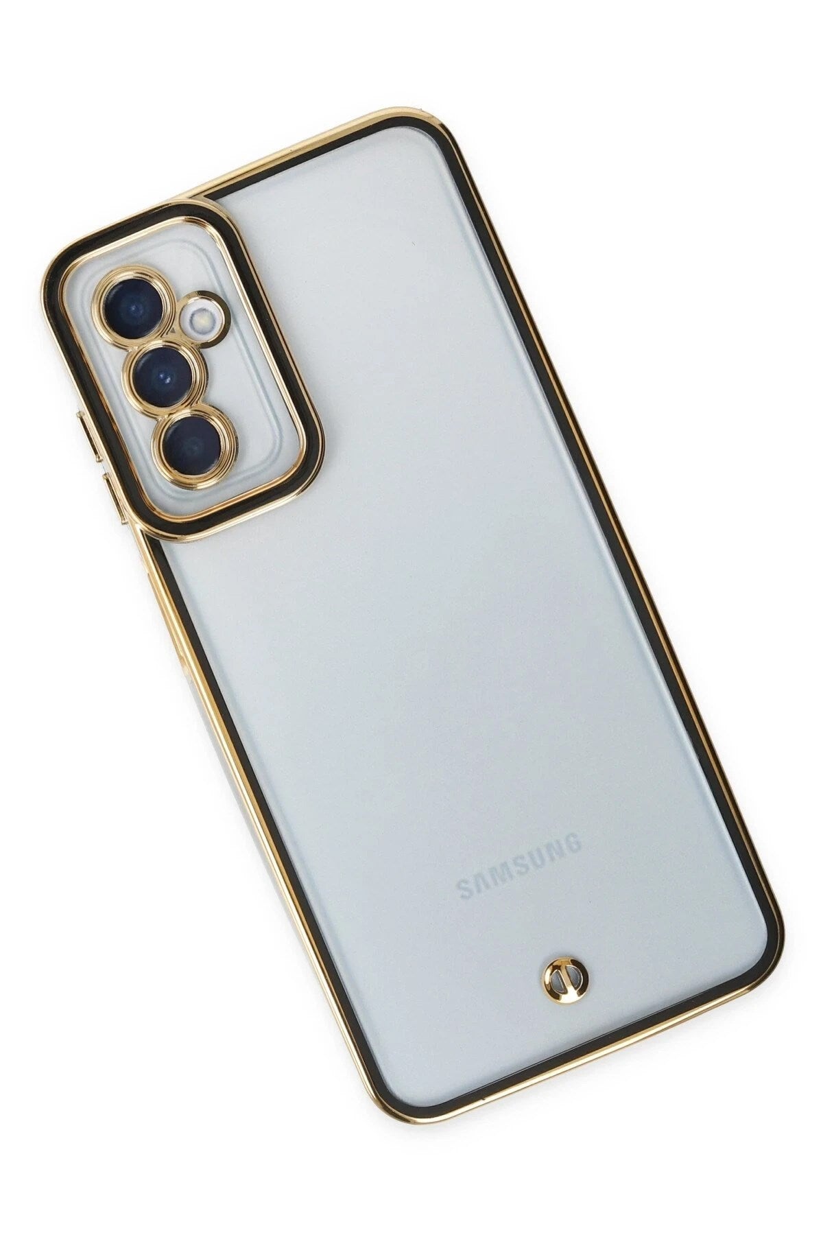 Mey İthalat® Samsung Galaxy M23 Kılıf Liva Lens Silikon - Siyah