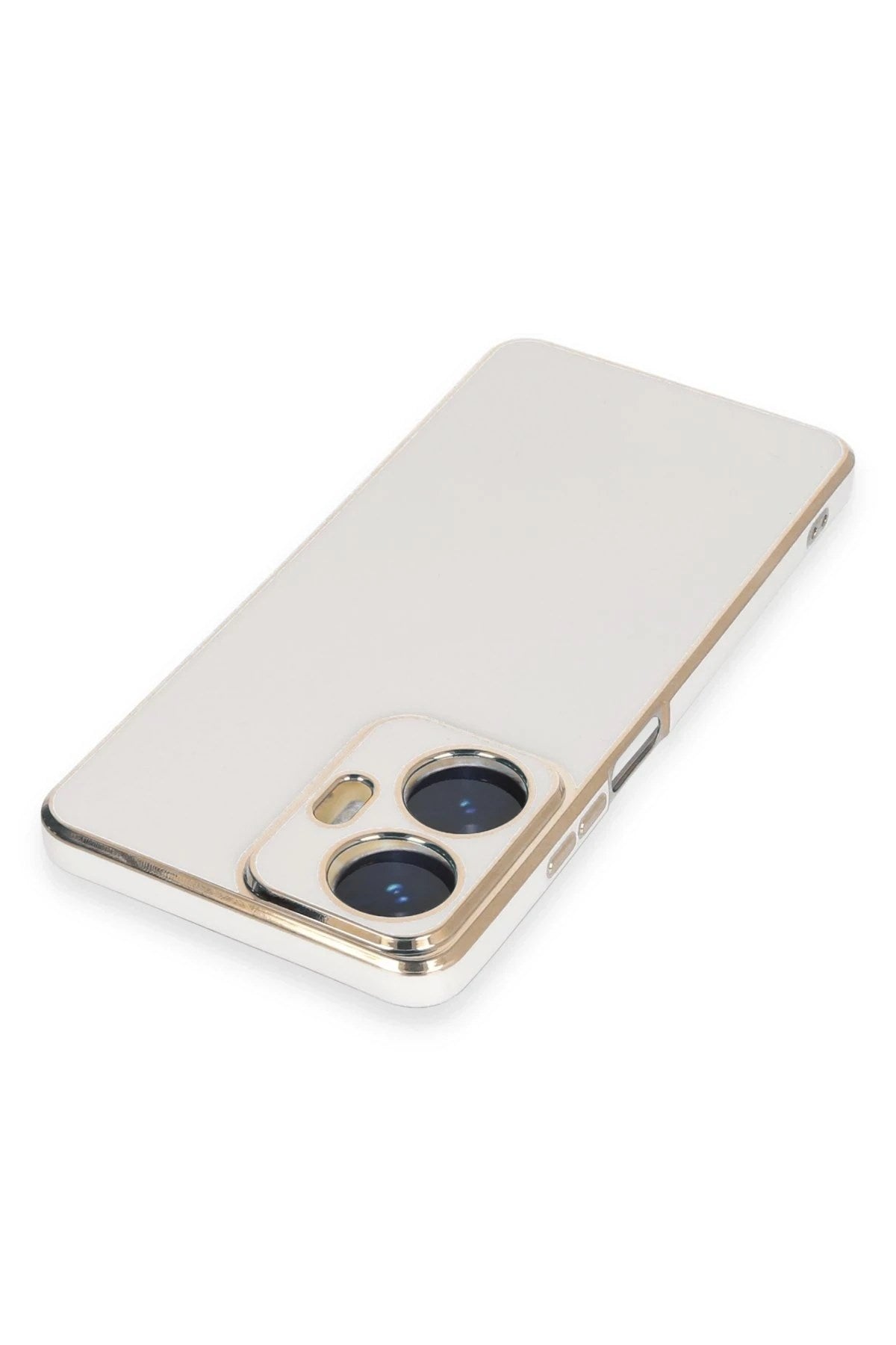 Mey İthalat® Realme C55 Kılıf Volet Silikon - Beyaz