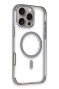 Mey İthalat® iPhone 14 Pro Max Hilton Magsafe Kapak - Titan Gri