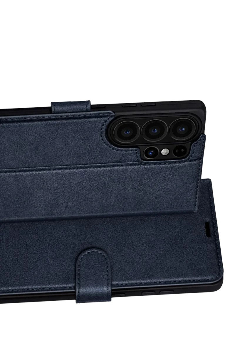 Mey İthalat® Samsung Galaxy S26 Ultra Trend S Plus Kapaklı Kılıf - Lacivert