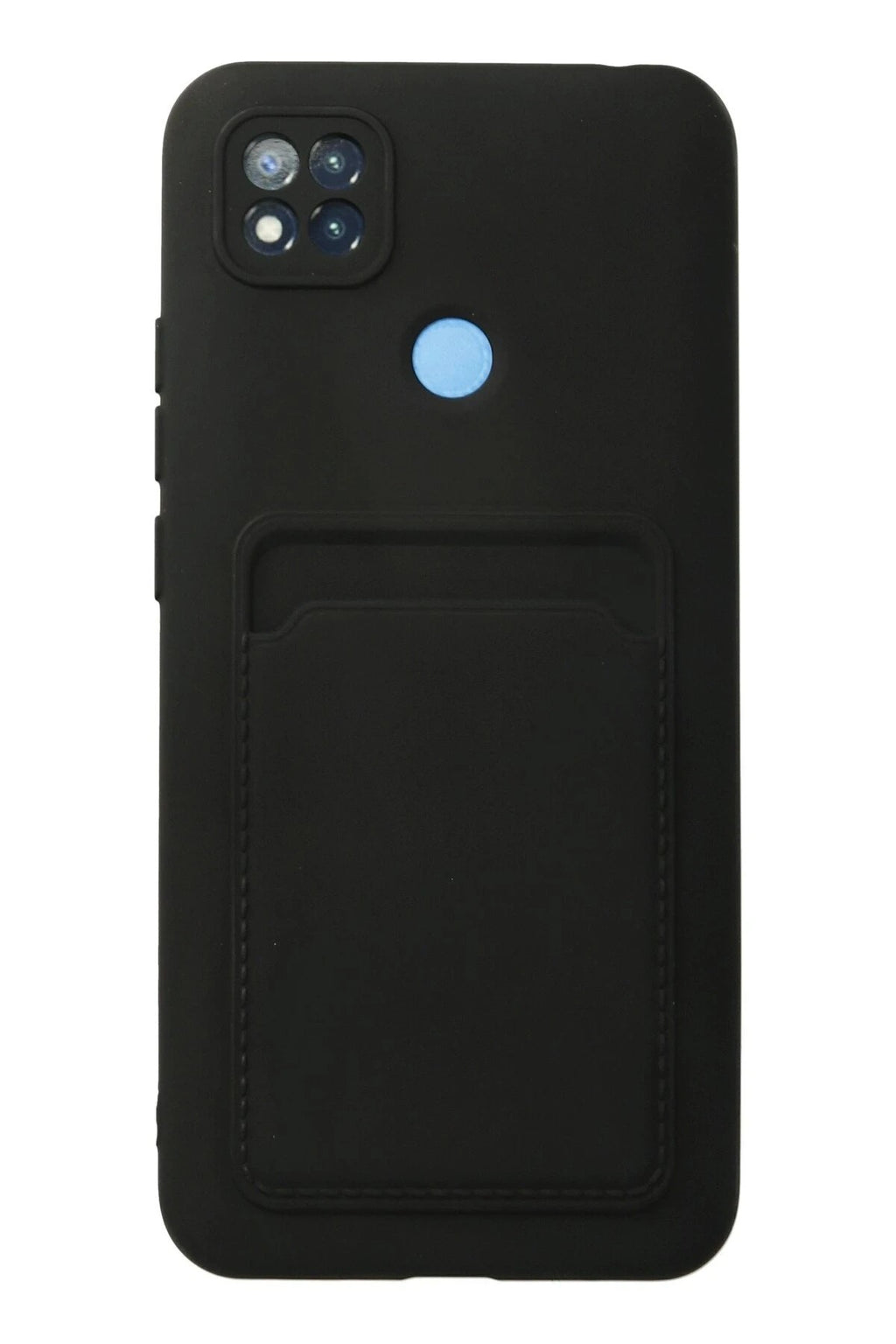 Mey İthalat® Redmi 9C Kılıf Kelvin Kartvizitli Silikon - Siyah