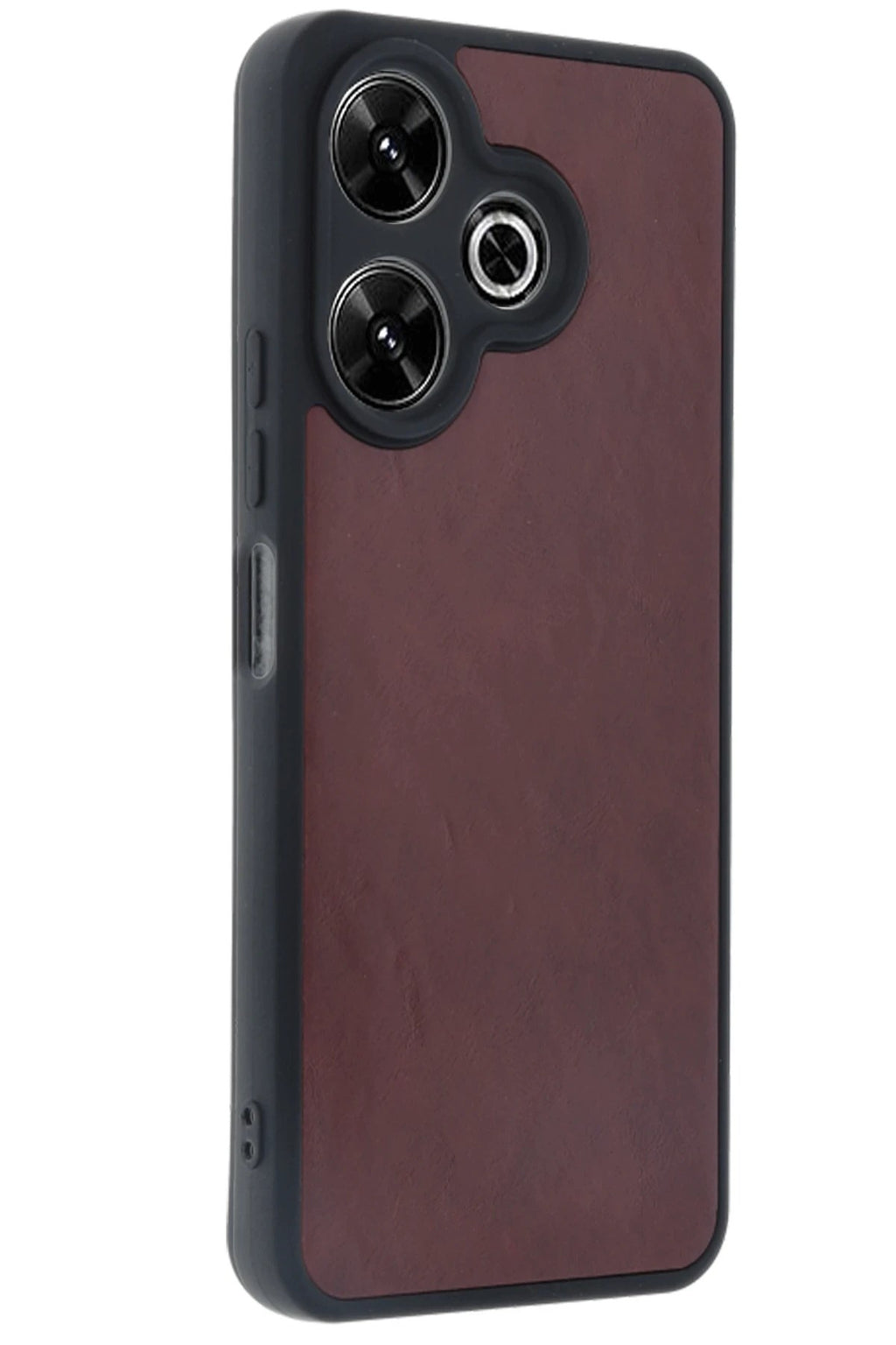 Mey İthalat® Redmi 13 4G Kılıf Aras Deri Kapak - Bordo