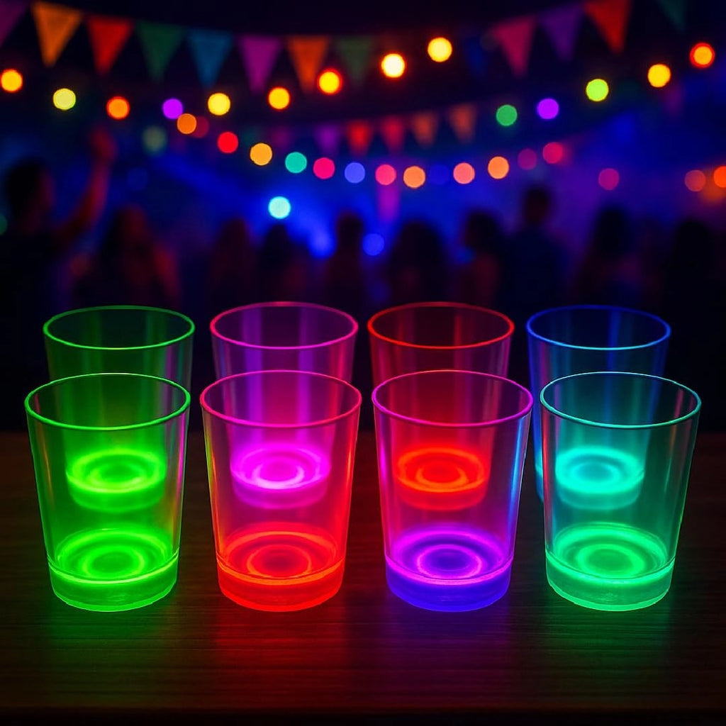 Mey İthalat® PartyGlow Neon Sarı Bardak 8.5 x 10.5 cm