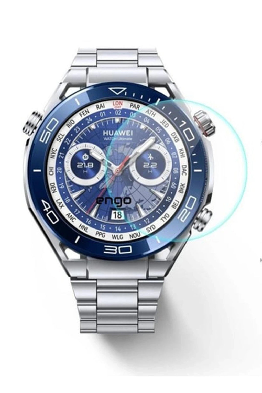 Mey İthalat® Huawei Watch Ultimate Polymer Nano Ekran Koruyucu - Şeffaf