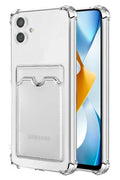 Mey İthalat® Samsung Galaxy A05 Kılıf Kart Şeffaf Silikon - Şeffaf