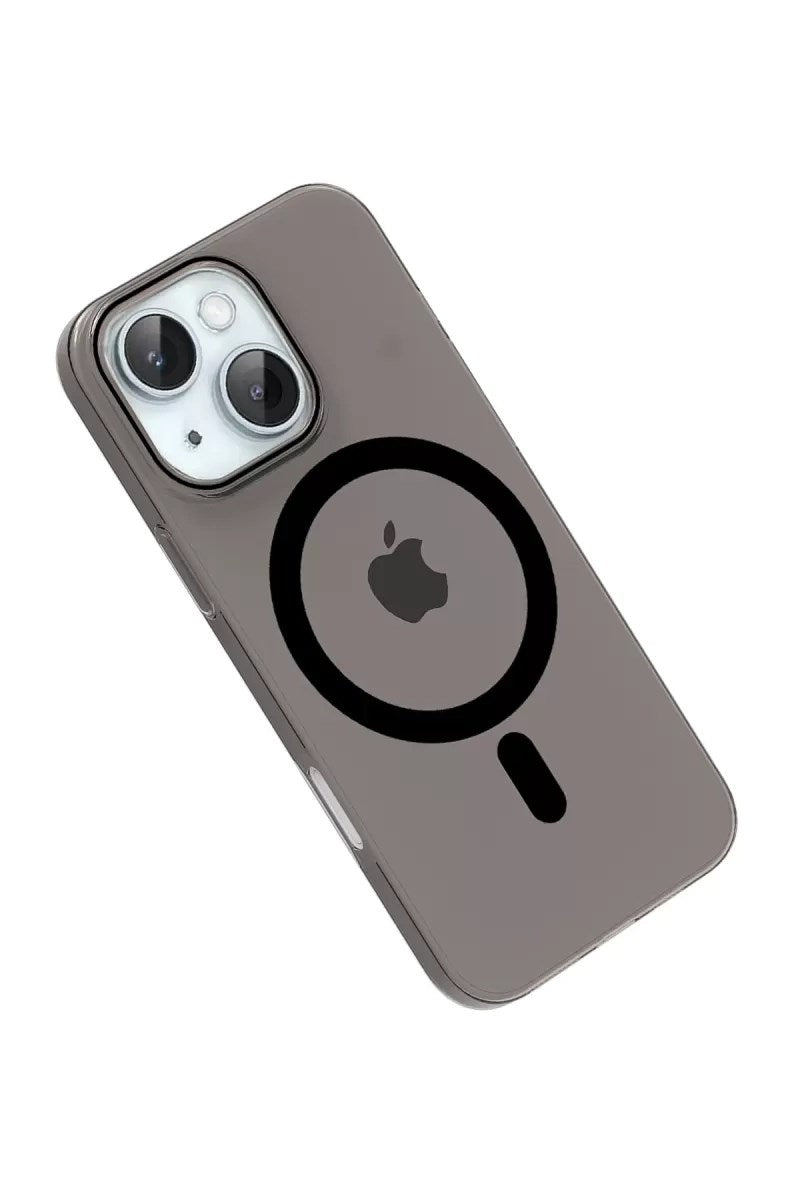 Mey İthalat® iPhone 14 PC Blank Magsafe Kapak - Siyah