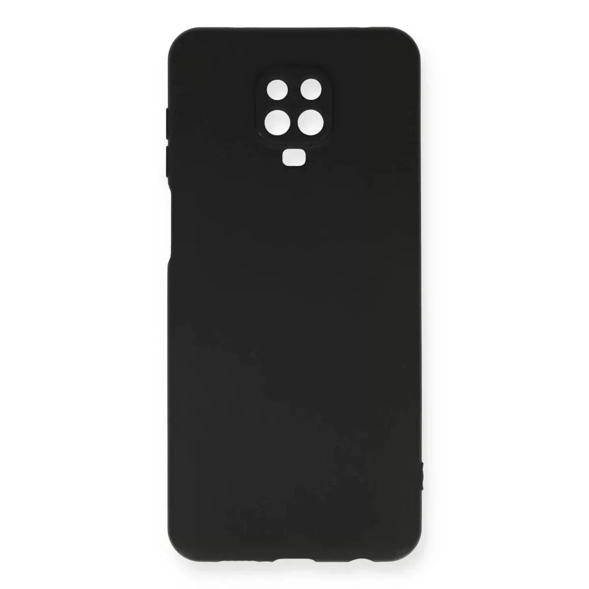 Mey İthalat® Redmi Note 9 Pro Kılıf Nano içi Kadife Silikon - Siyah
