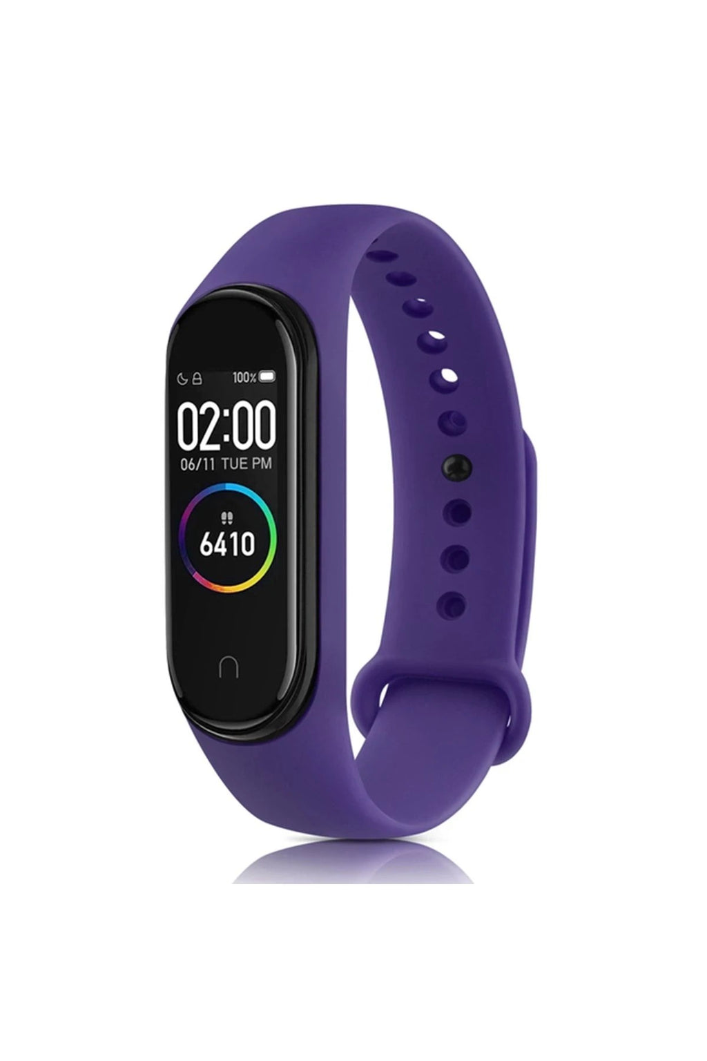 Mey İthalat® Mi Band 6 Klasik Kordon - Mor