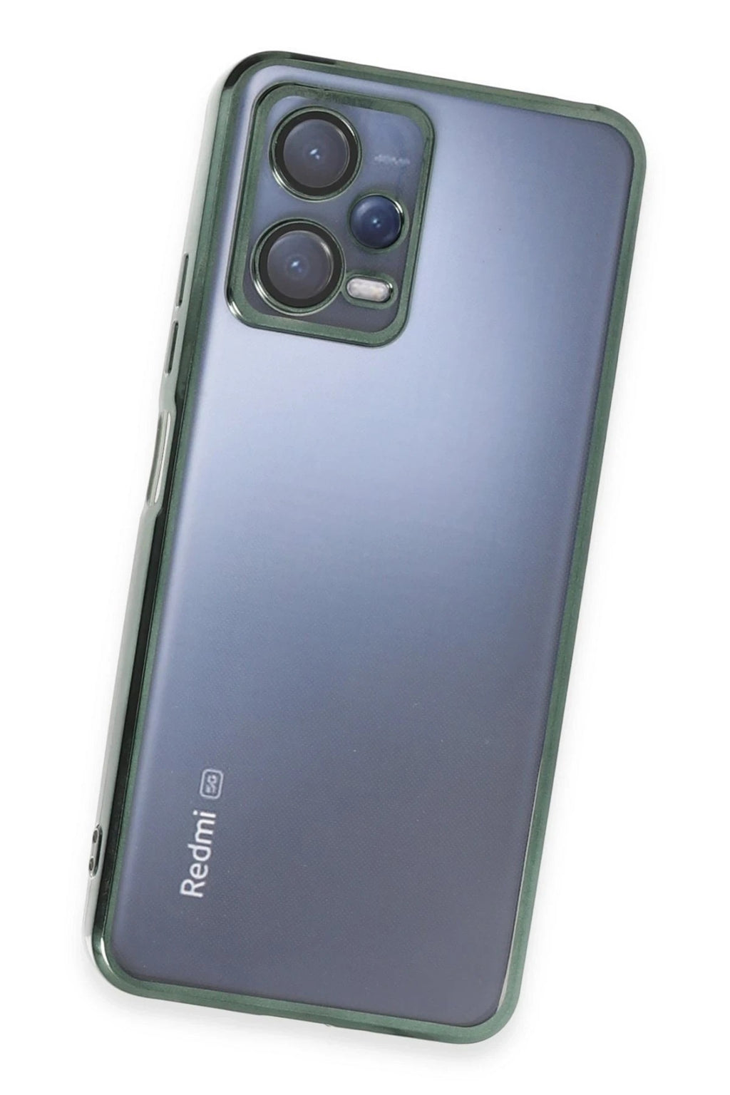Mey İthalat® Redmi Note 12 5G Kılıf Lensli Silikon - Yeşil