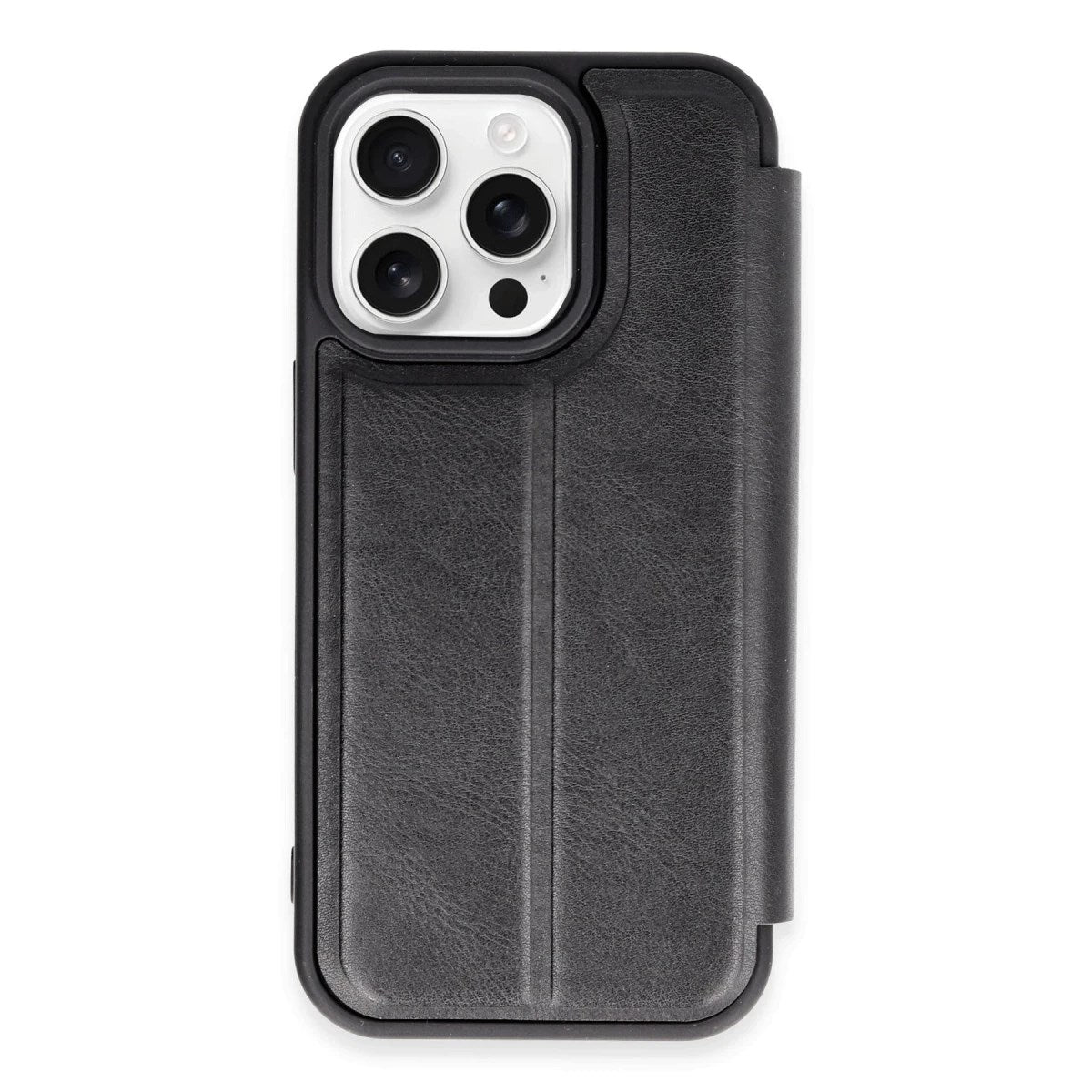 Mey İthalat® iPhone 14 Pro Kılıf Flip Cover - Siyah