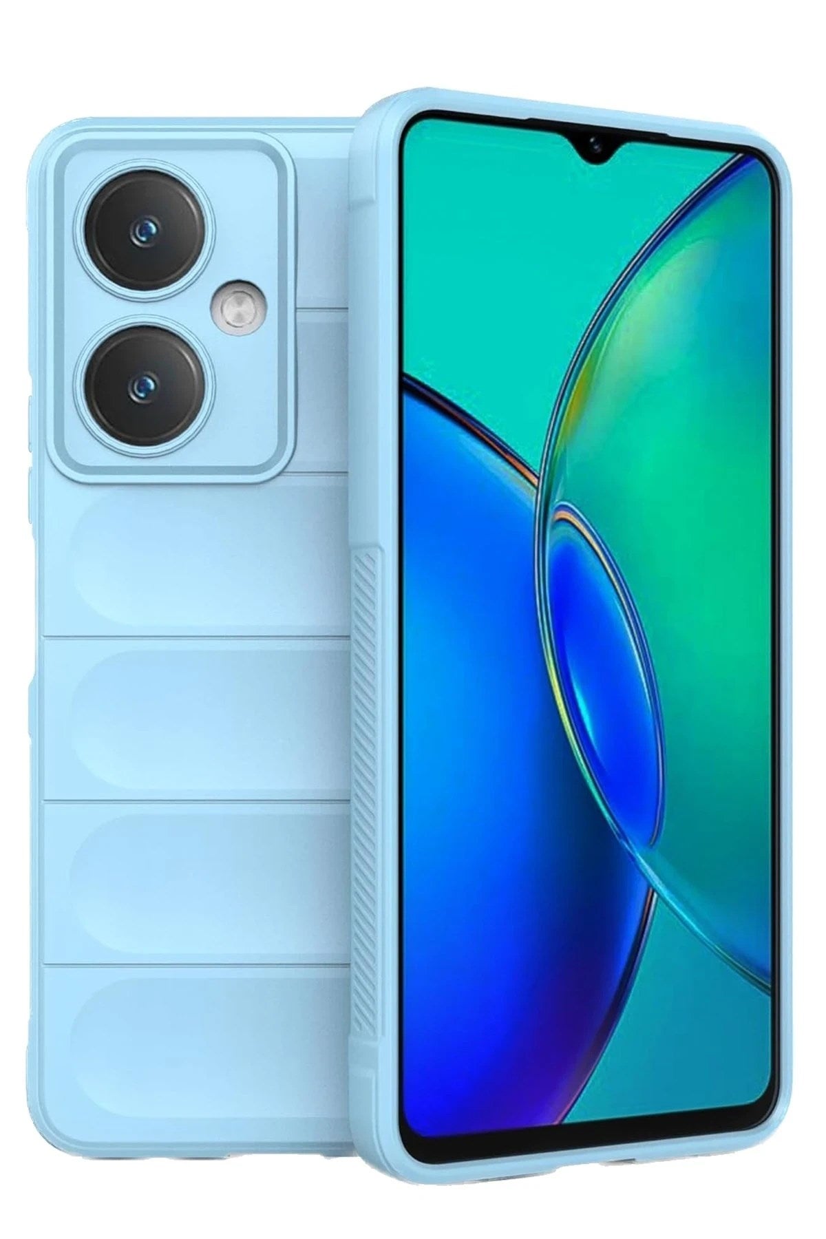 Mey İthalat® Vivo Y27 Kılıf Optimum Silikon - Sky Blue