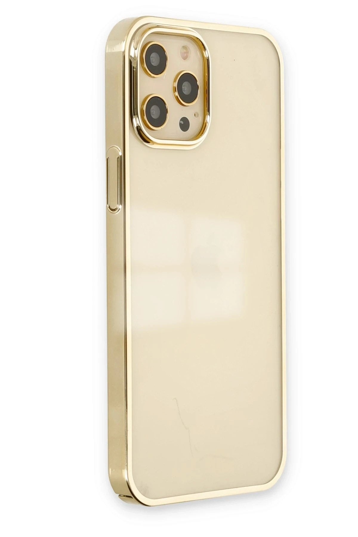 Mey İthalat® iPhone 12 Pro Max Kılıf Element Silikon - Gold
