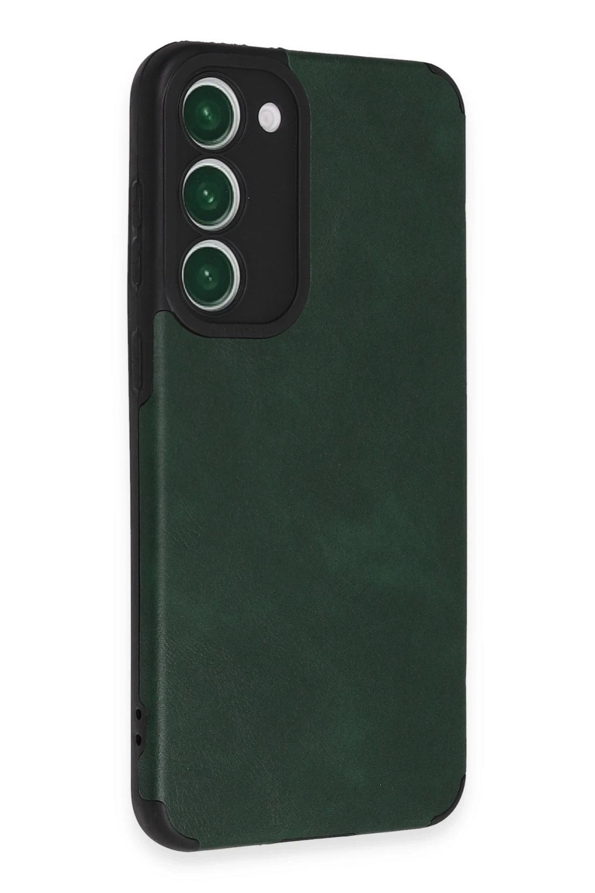 Mey İthalat® Samsung Galaxy S23 Plus Kılıf Loop Deri Silikon - Yeşil