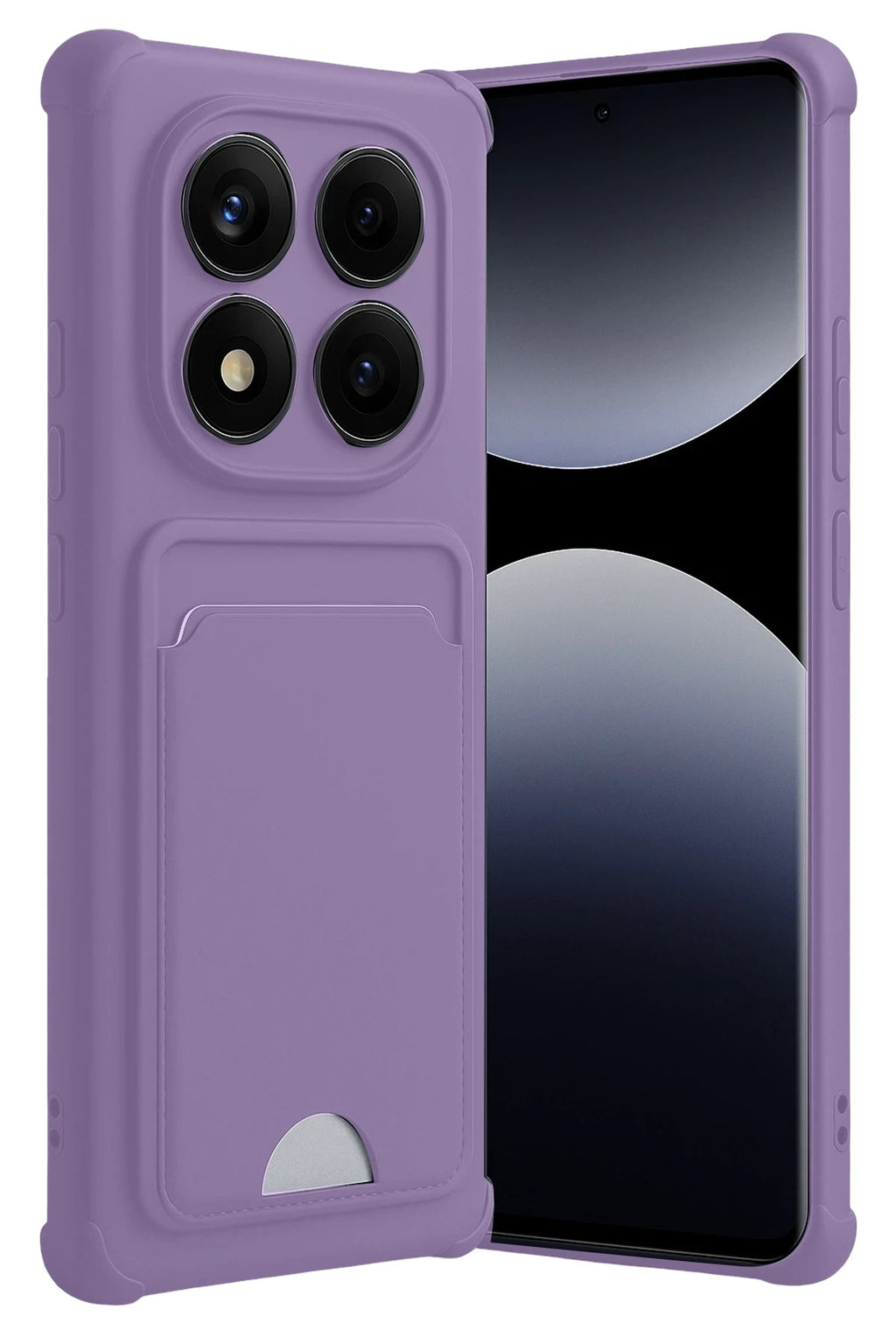 Mey İthalat® Redmi Note 14 Pro Plus Kelvin Kartvizitli Silikon - Lila