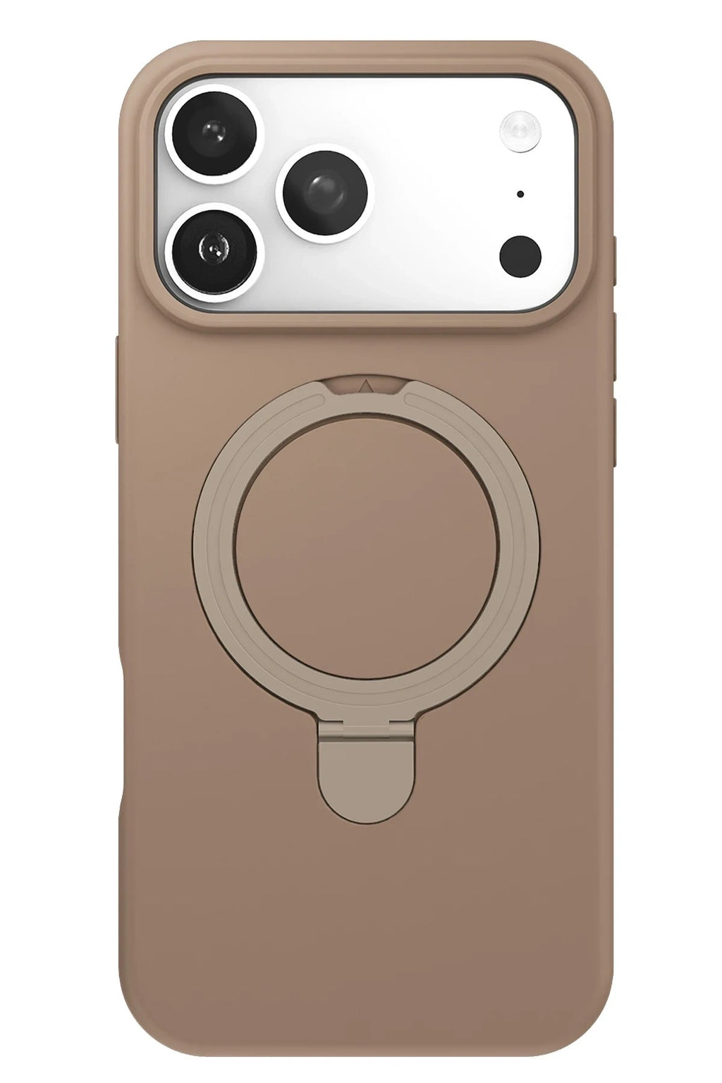 Mey İthalat® iPhone 17 Pro Regal Magsafe Standlı Kapak - Çöl Titanyum
