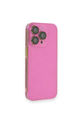 Mey İthalat® iPhone 13 Pro Max Kılıf Armada Lensli Kapak - Pembe