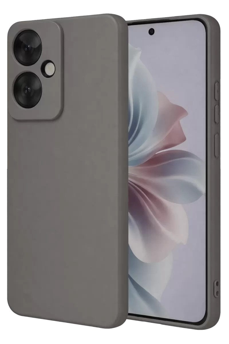 Mey İthalat® Reno 11F Kılıf First Silikon - Gri