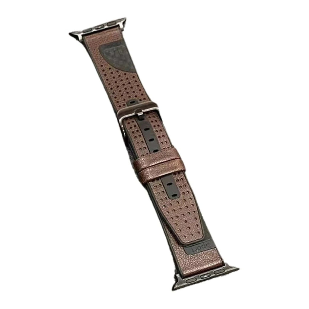 Mey İthalat® Watch 45mm Buff Deri Kordon - Kahverengi