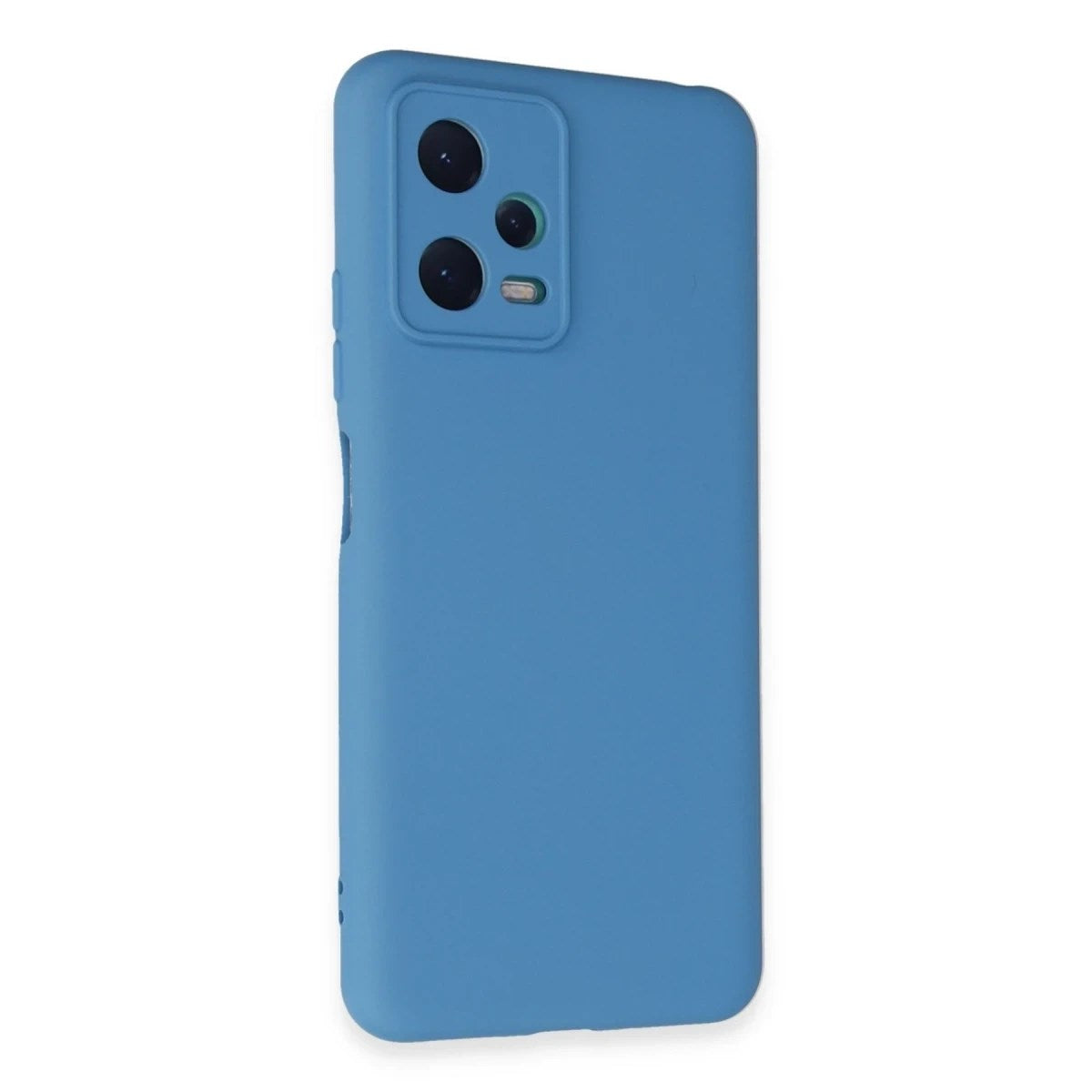 Mey İthalat® Redmi Note 12 5G Kılıf Nano içi Kadife Silikon - Mavi