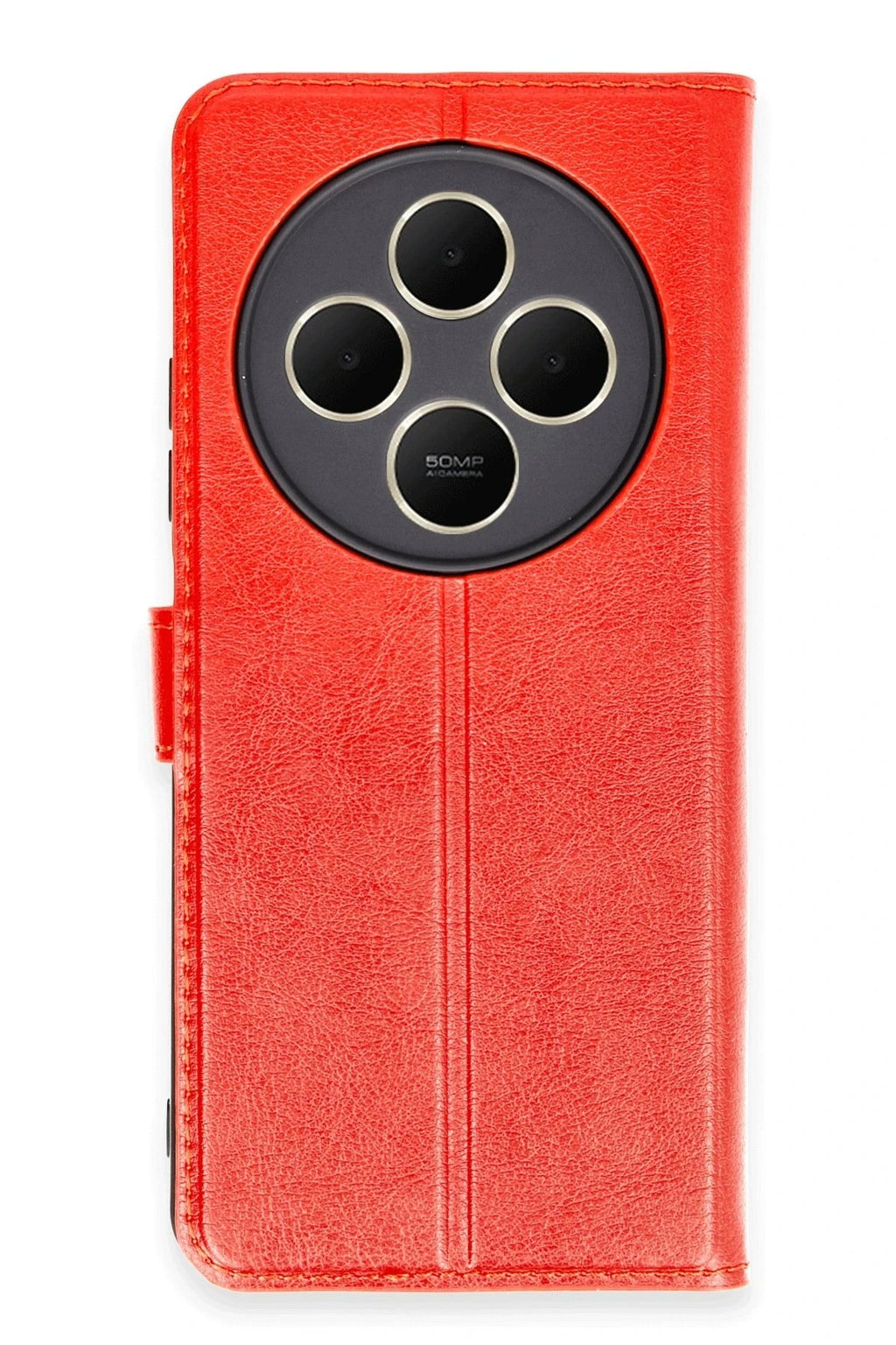 Mey İthalat® Redmi 14C Kılıf Trend S Plus Kapaklı Kılıf - Kırmızı