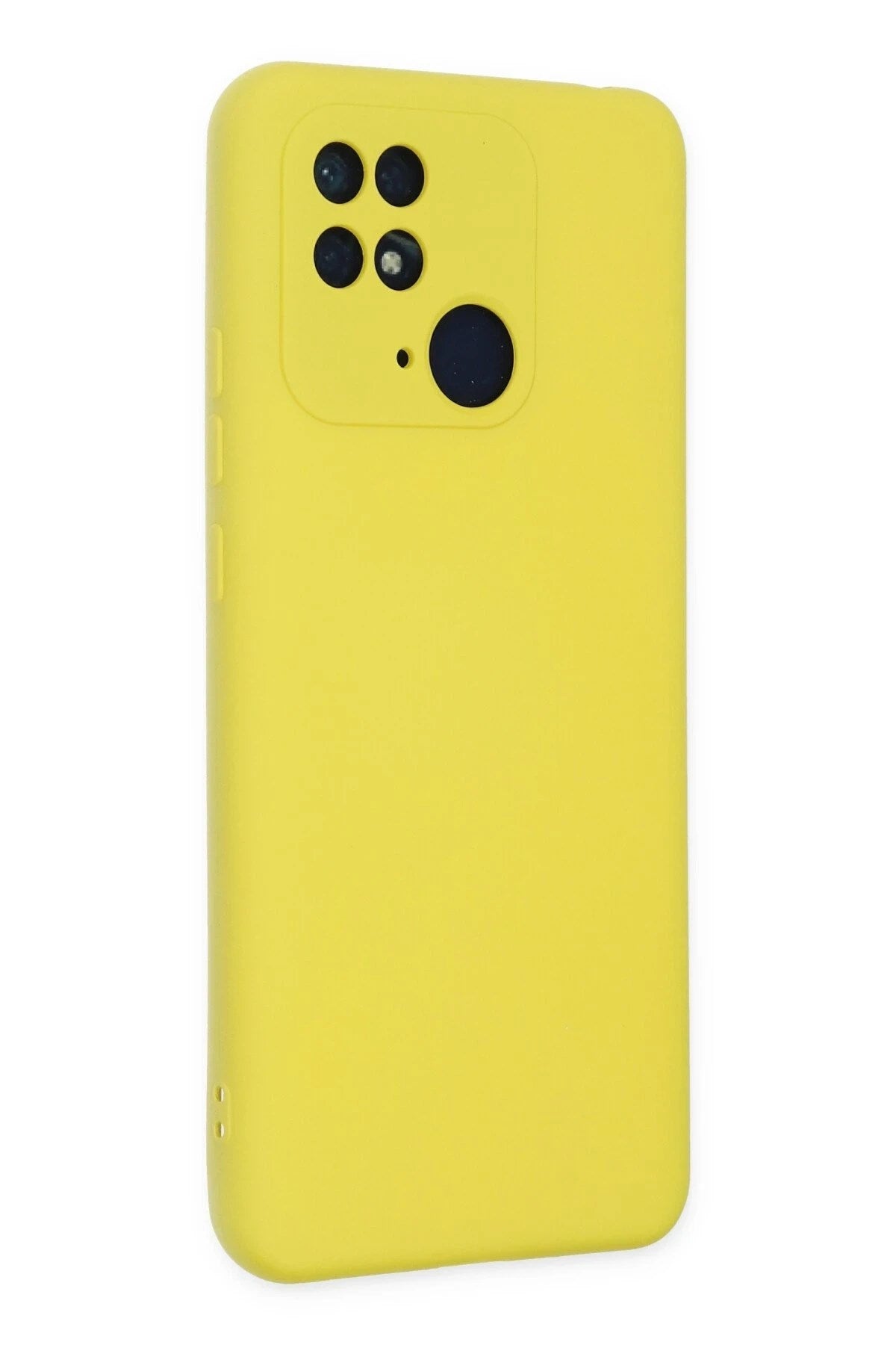 Mey İthalat® Redmi 10C Kılıf Nano içi Kadife Silikon - Sarı