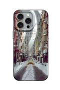 Mey İthalat® iPhone 14 Pro Kılıf Crew Desenli Kapak - Galata Kulesi