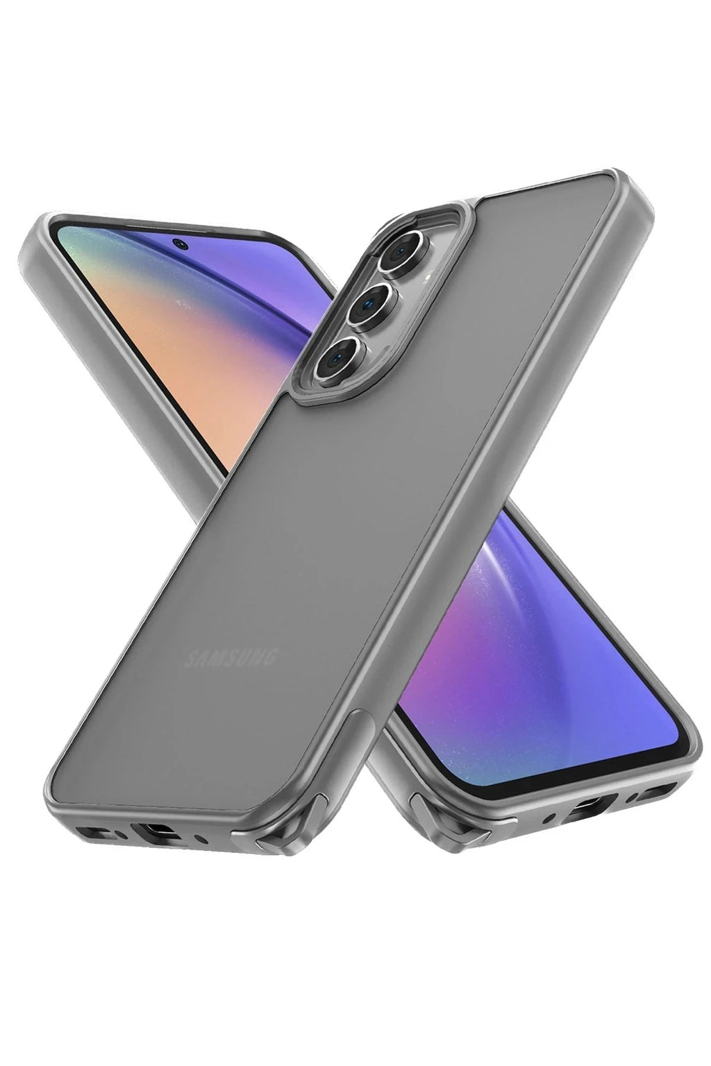 Mey İthalat® Samsung Galaxy A05S Kılıf Elegant Kapak - Titan Gri