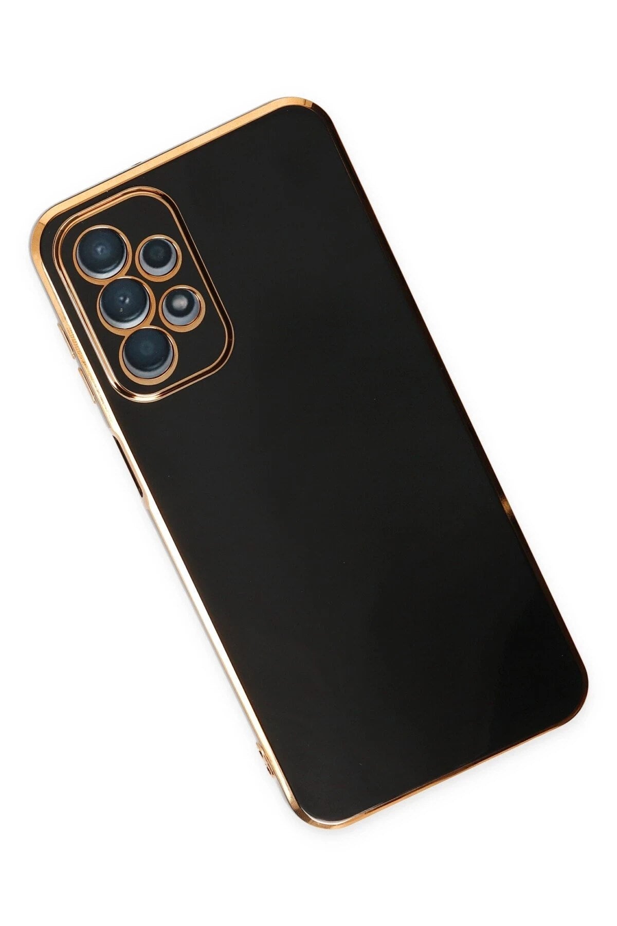 Mey İthalat® Samsung Galaxy A23 4G Kılıf Volet Silikon - Siyah