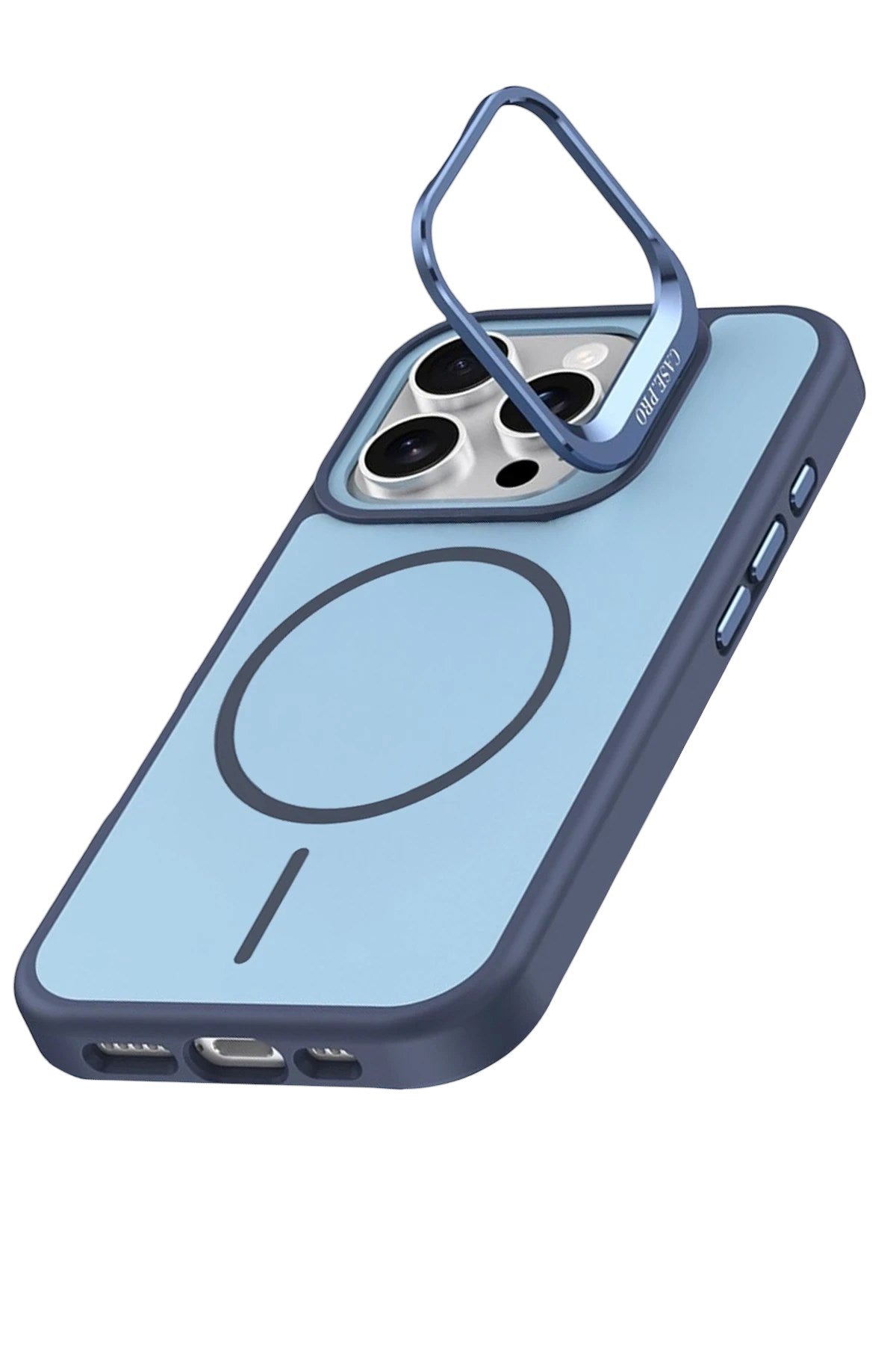 Mey İthalat® iPhone 16 Pro Max Flexa Magsafe Kapak - Mavi