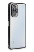 Mey İthalat® Redmi Note 10 Pro Kılıf Lensli Silikon - Siyah