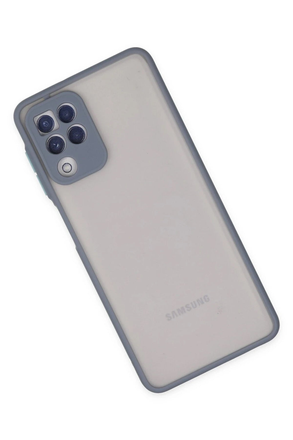 Mey İthalat® Samsung Galaxy A22 Kılıf Montreal Silikon Kapak - Gri