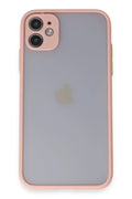Mey İthalat® iPhone 11 Kılıf Montreal Silikon Kapak - Pembe